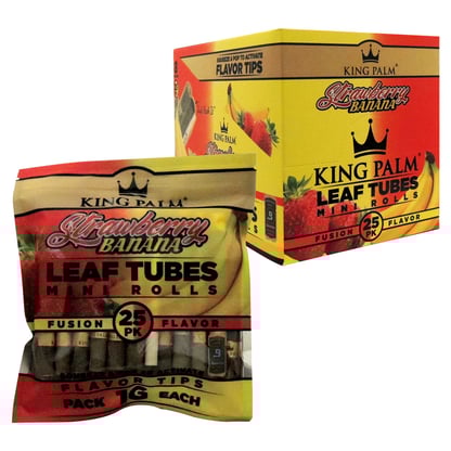 King Palm Mini Leaf Tubes (25 Pack)