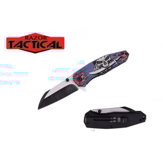 Razor Tactical Spring Assist Pocket Knife (RT-7132BL)