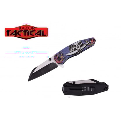 Razor Tactical Spring Assist Pocket Knife (RT-7132BL)