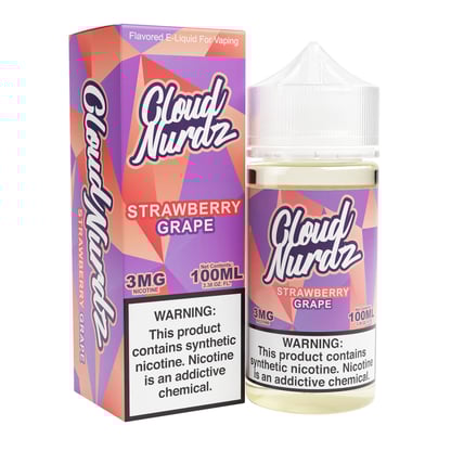 Cloud Nurdz Grape Strawberry E-Juice (100ml)