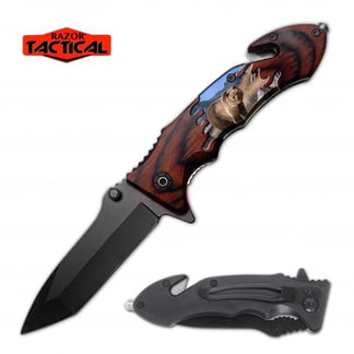 Razor Tactical Bear Assist Knife ABS Handle (RT-7362BR)