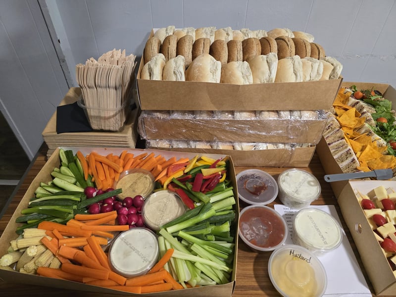 Combine seafood with a full buffet spread