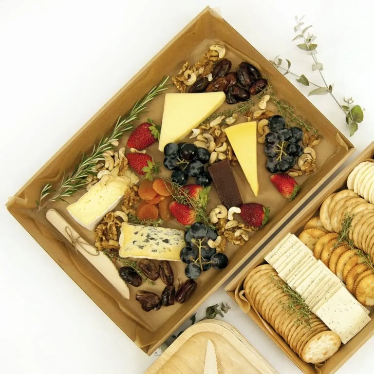 Farmhouse Cheese Platter by Salt Wind Catering