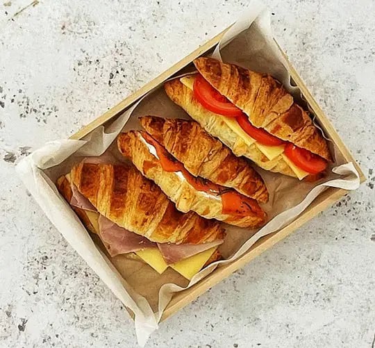 Filled Croissants (Reg Size) by Salt Wind Catering
