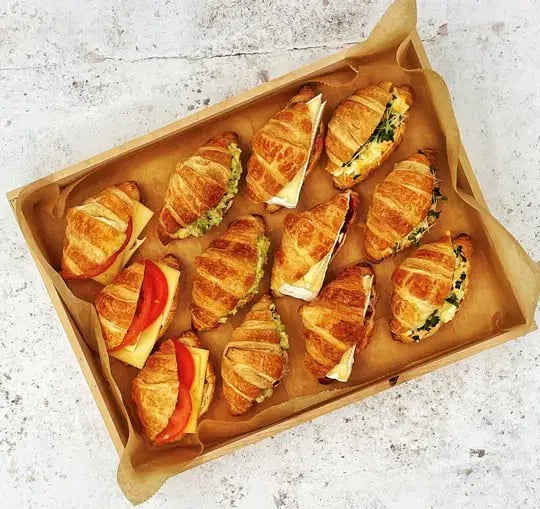Filled Mini Croissants by Salt Wind Catering — image 2