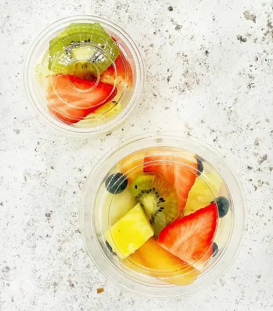 Fresh Fruit Salad Pot - Regular Size (8oz) by Salt Wind Catering