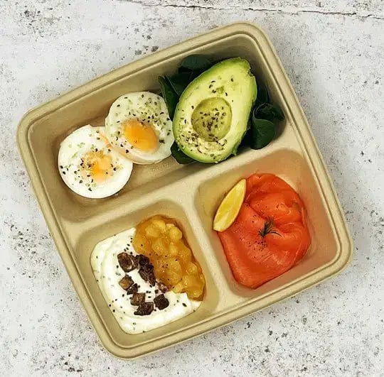 Gym Fit Protein Breakfast Box for 1 by Salt Wind Catering — image 2