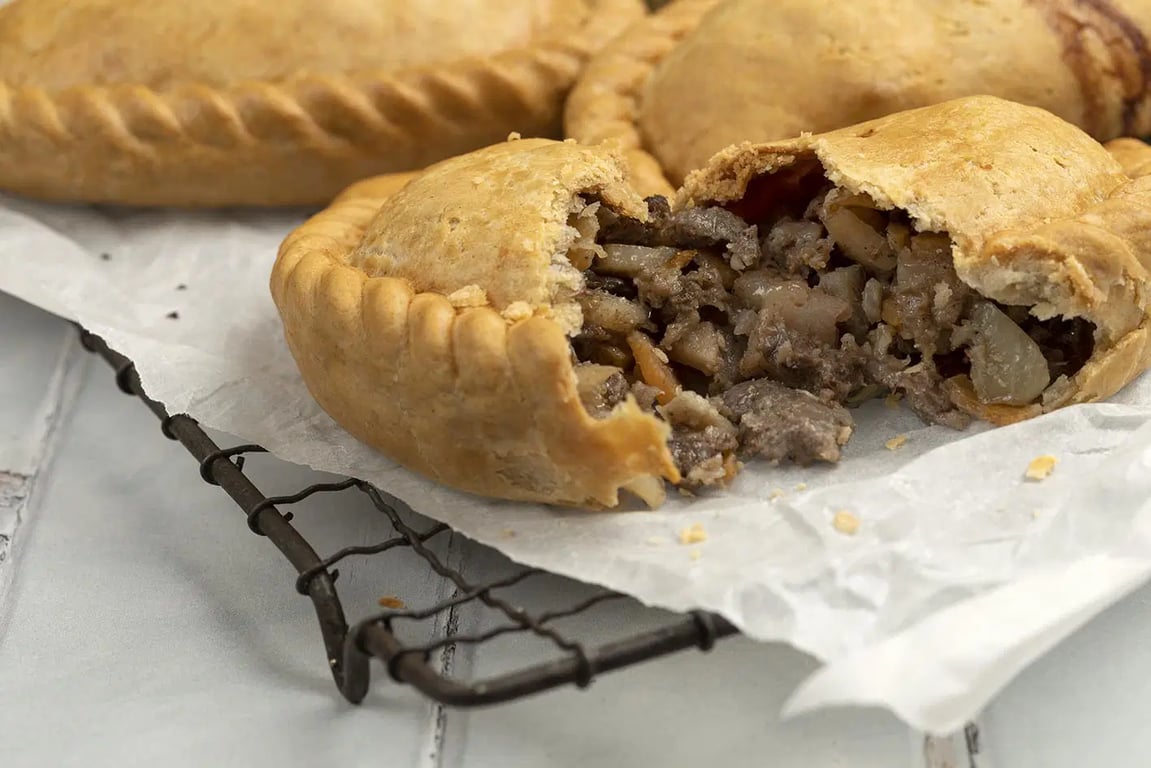 Hot Cornish Pasty Delivered To Your Event — Salt Wind Catering