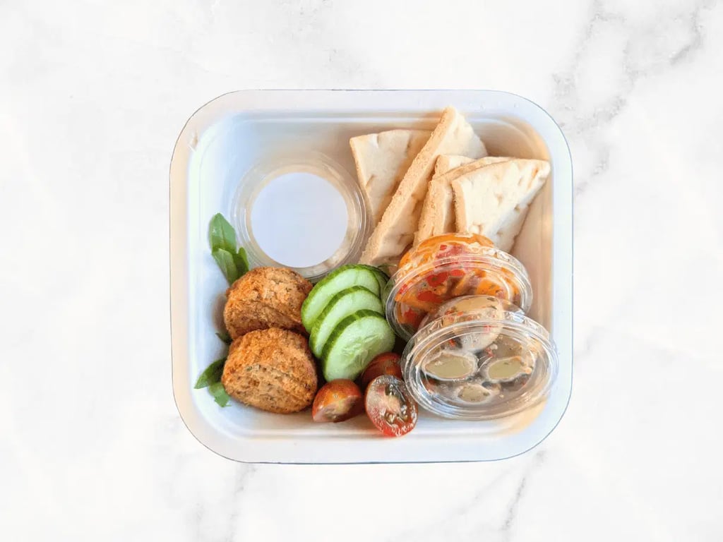 Individual Mezze Grazing Plate
