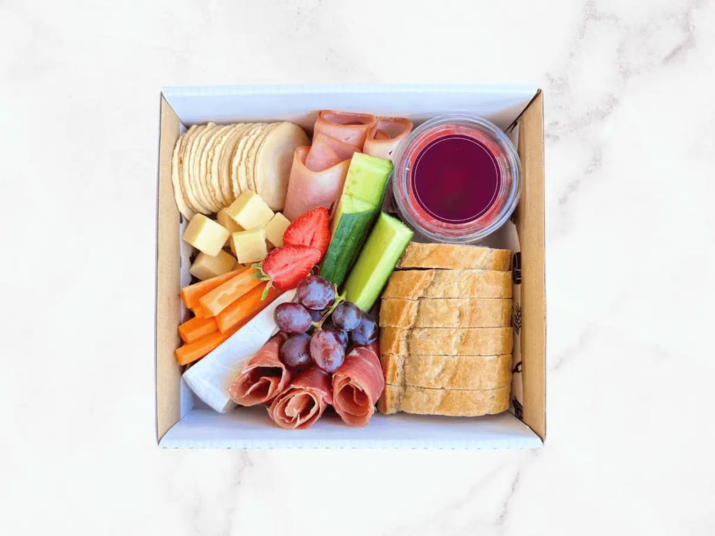 Low Gluten Grazing Small Platter Box — Salt Wind Catering
