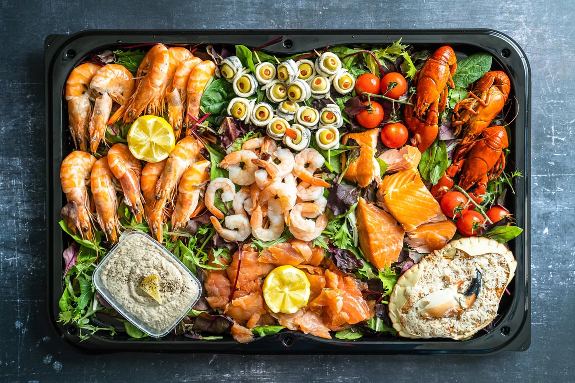 Medium Sharing Cornish Seafood Platter — Salt Wind Catering
