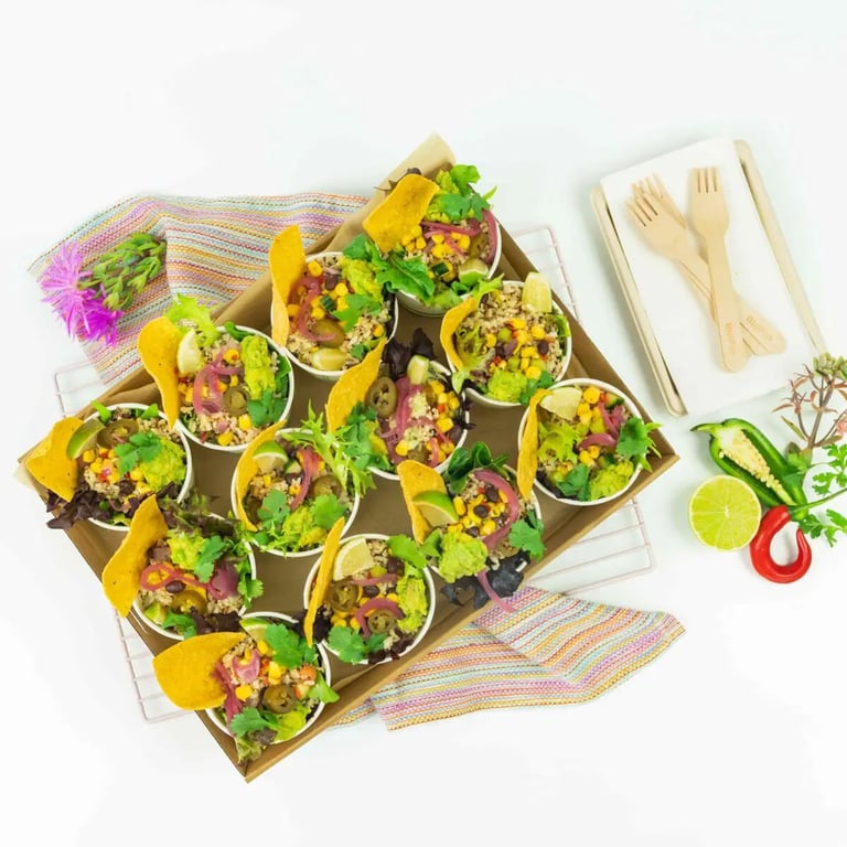 Mexican fiesta - Mini Bowls — Salt Wind Catering
