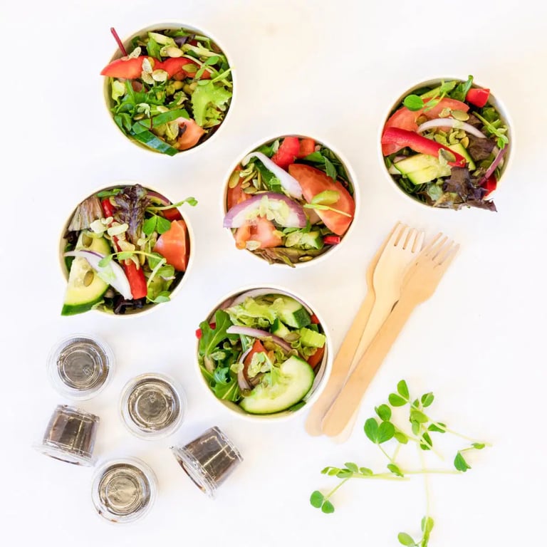 Raw energy garden - Mini Bowls — Salt Wind Catering