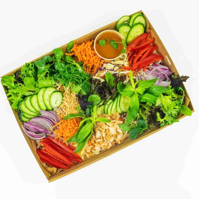 The Peanut satay Salad - Shared platter by Salt Wind Catering — image 3
