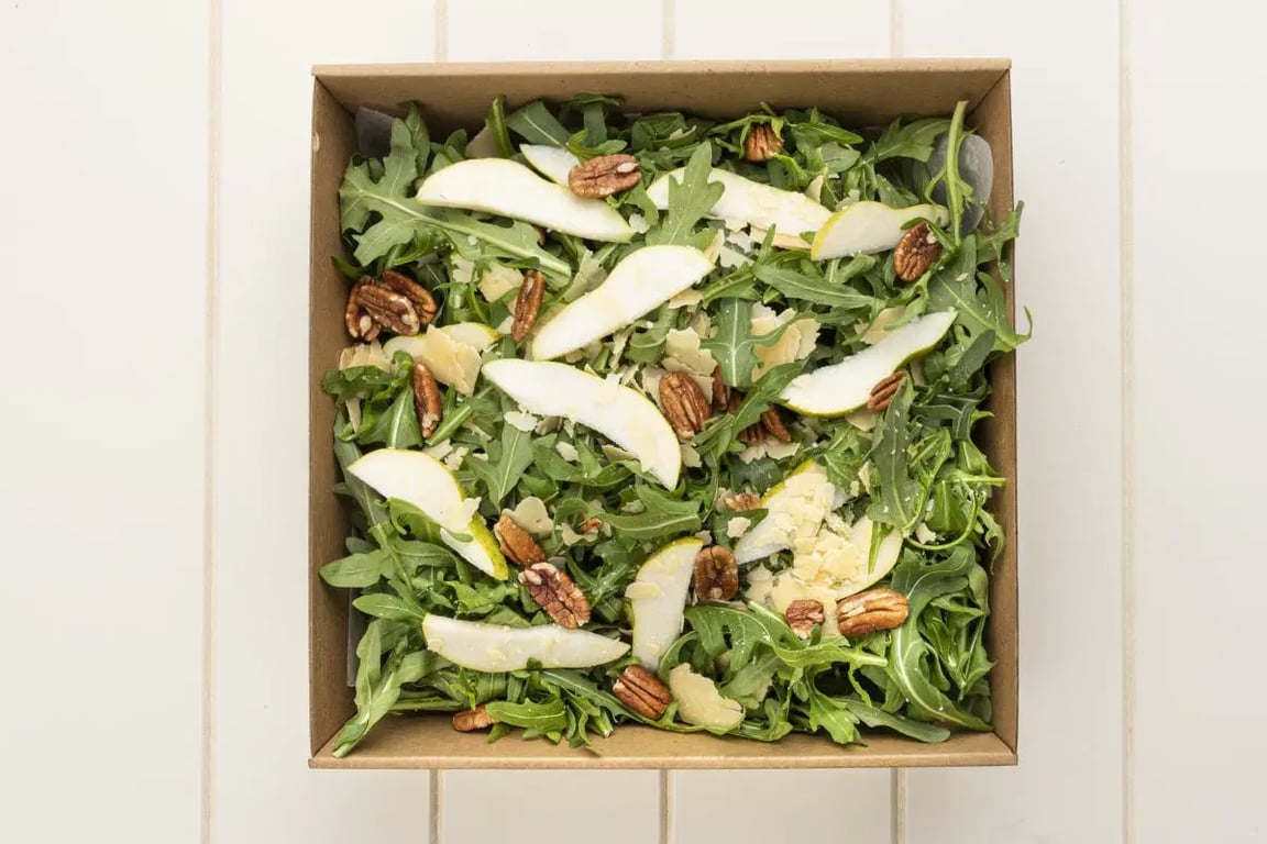 The Rocket, Pear, Parmesan Salad Platter by Salt Wind Catering — image 2