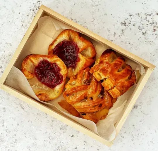 Vegan Chocolate Croissant & Danish Pastry (REG) by Salt Wind Catering — image 2