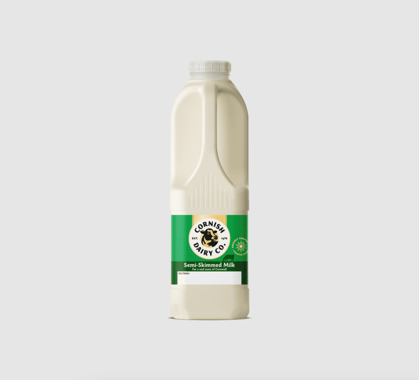 Cornish Dairy Co. Semi-Skimmed Milk 2 Litres
