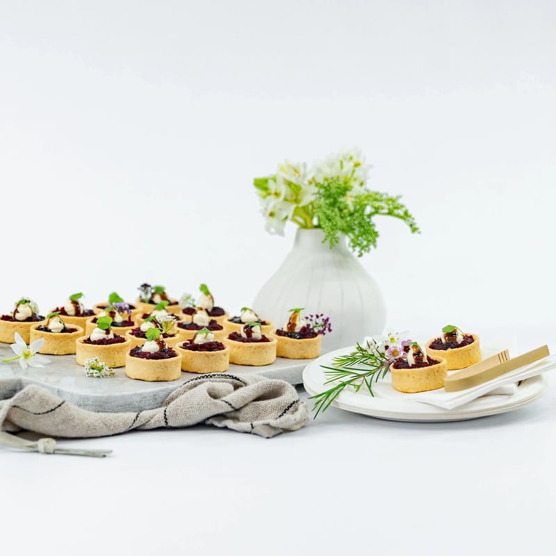 Beetroot & Goat's Cheese Tartlets