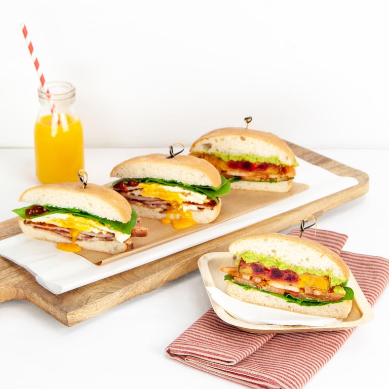 Breakfast Burgers — Salt Wind Catering