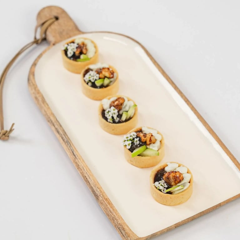 Candied Walnut & Gorgonzola Tarts — Salt Wind Catering