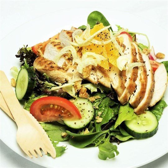 Chicken, Rocket, Fennel & Orange Salad — Salt Wind Catering
