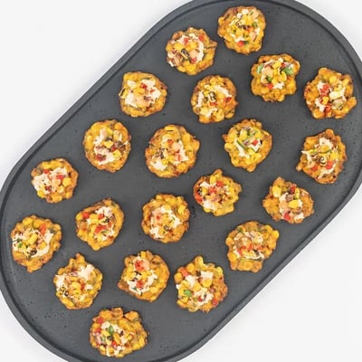 Chipotle Chicken Corn Fritters
