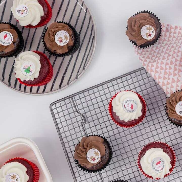 Christmas Cupcakes — Salt Wind Catering