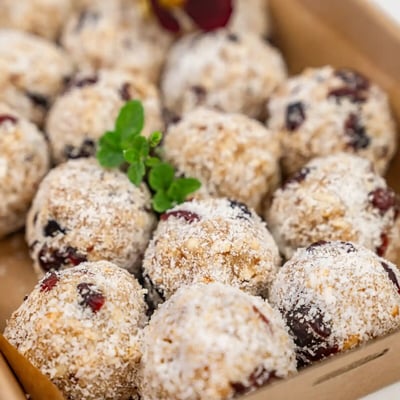 Cranberry & Lime Power Balls