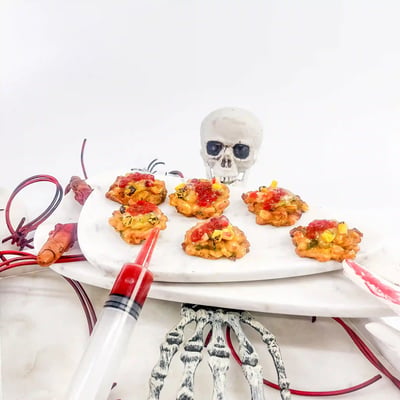 Crime Scene Corn Fritters