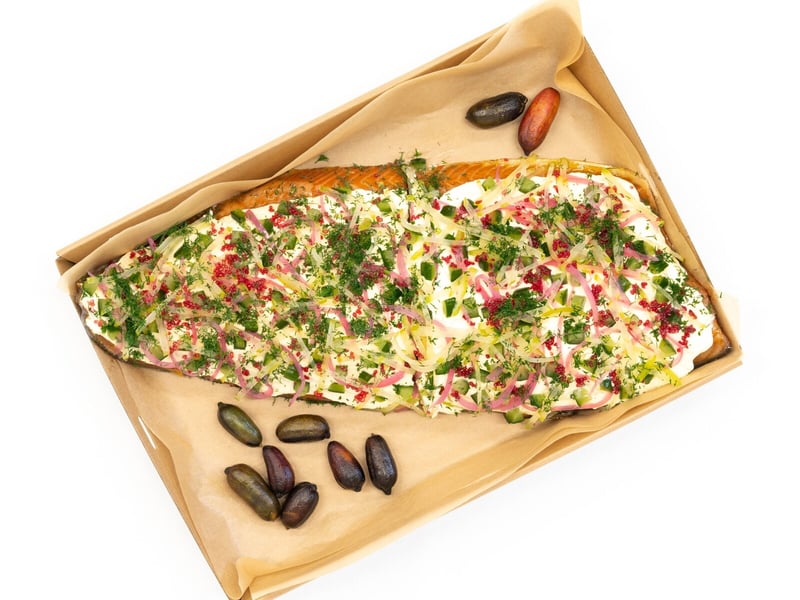 Cured Salmon Platter — Salt Wind Catering