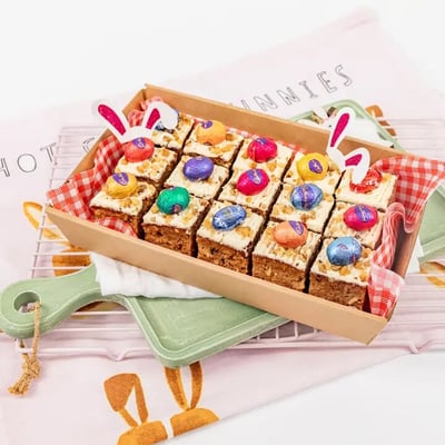 Easter Carrot Cake Squares
