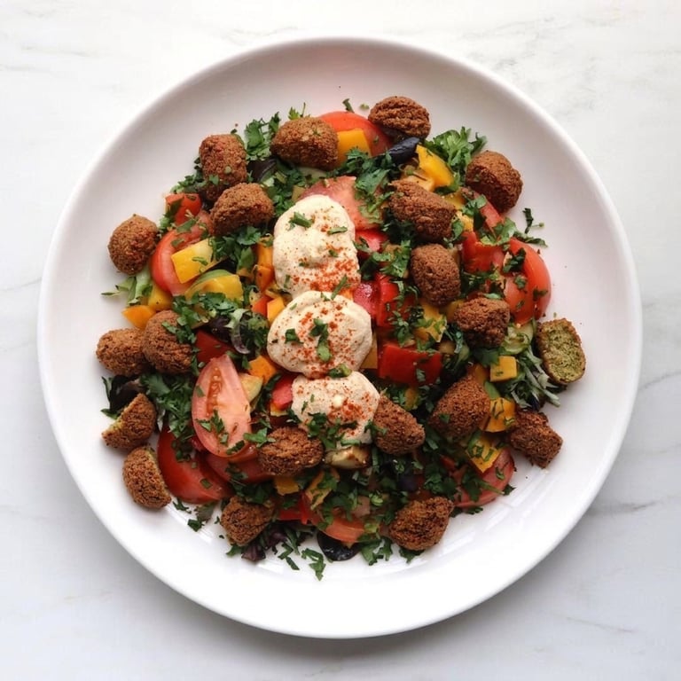 Falafel Salad — Salt Wind Catering