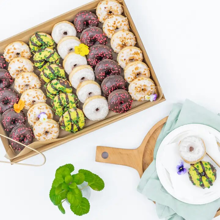 Filled Mini Doughnuts — Salt Wind Catering