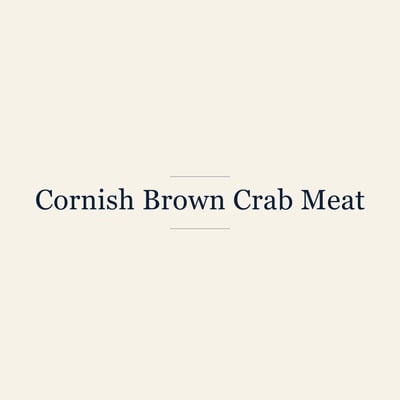 Cornish Brown Crab Meat