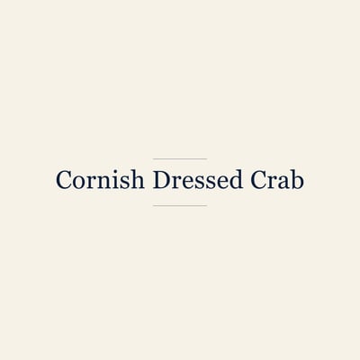 Cornish Dressed Crab