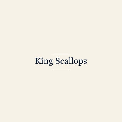 King Scallops in the Half Shell, 12 scallops