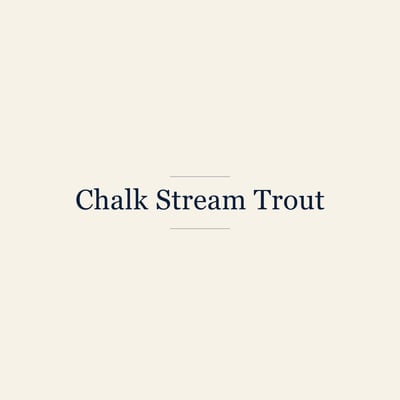 Chalk Stream Trout, Farmed, 2 portions