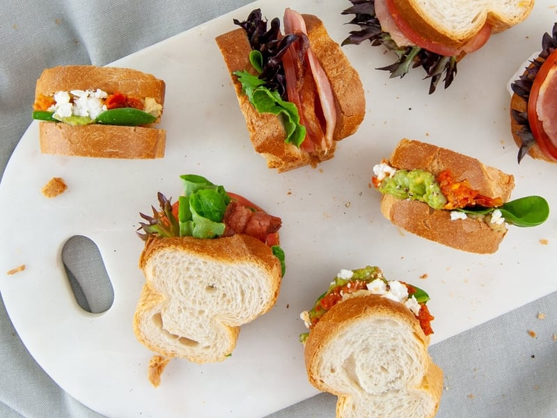 French Baguette Bites — Salt Wind Catering
