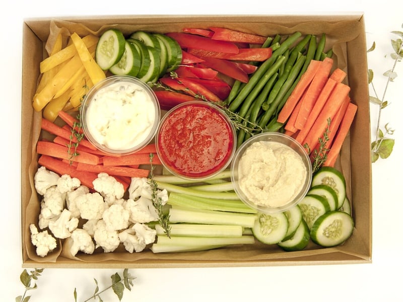 Garden Crudités & Dips — Salt Wind Catering