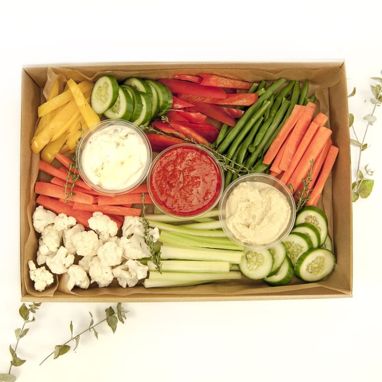 Garden Crudités & Dips — Salt Wind Catering