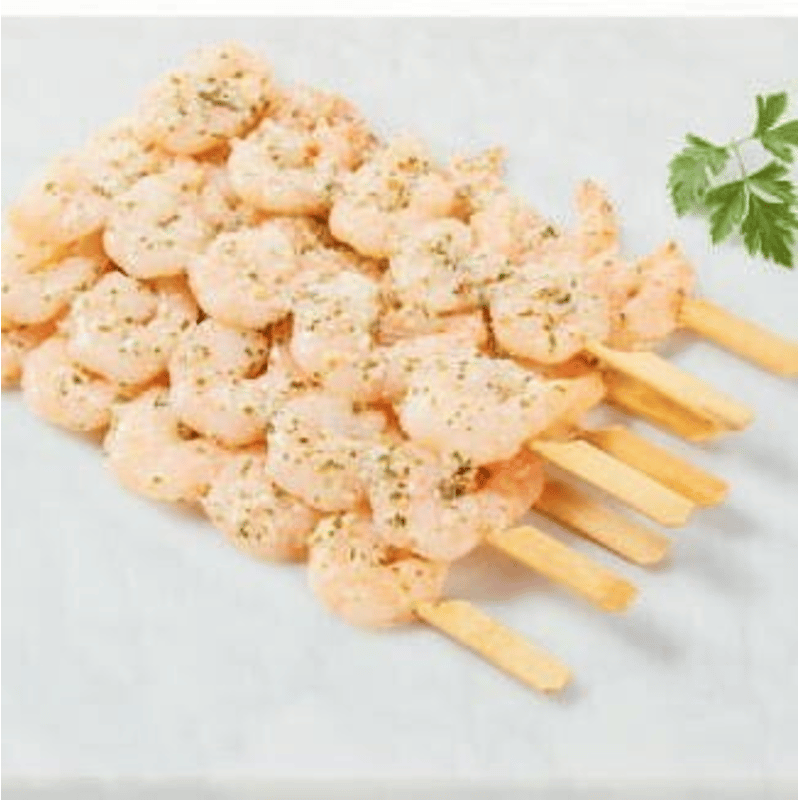 Garlic Prawn Skewers