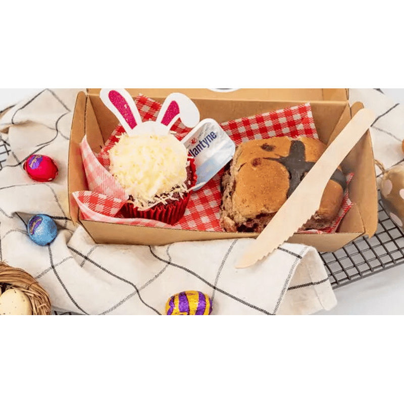 Hot Cross Bun & Cupcake Duo
