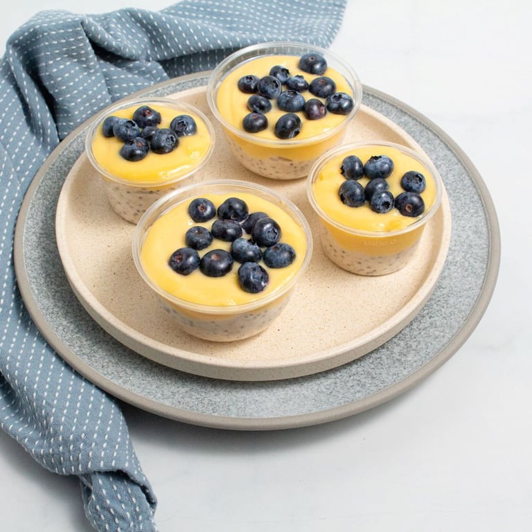 Lemon Curd & Blueberry Overnight Oats — Salt Wind Catering