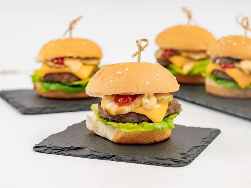Mini Burgers — Salt Wind Catering
