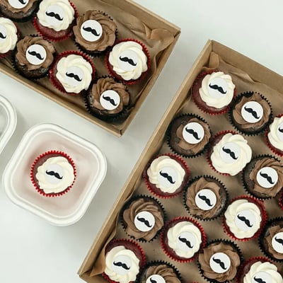 Movember Cupcakes