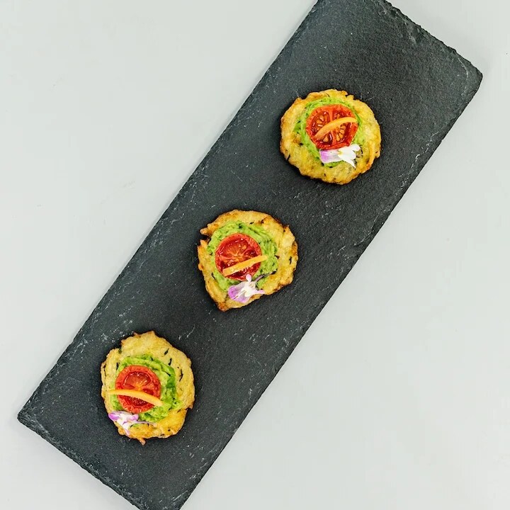 Pea & Mint Rösti — Salt Wind Catering