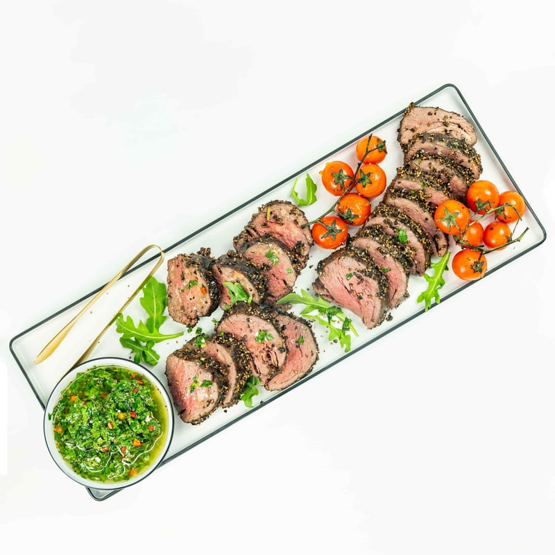 Pepper Crusted Beef Fillet