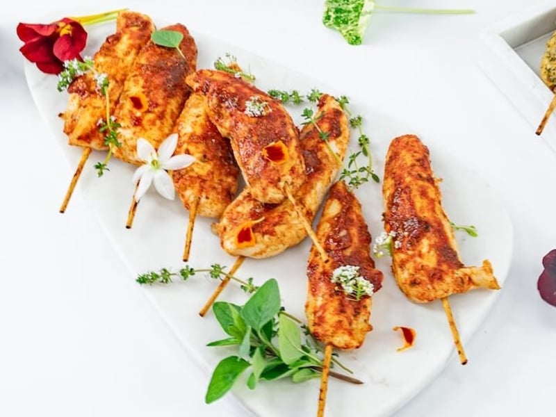 Portuguese Chicken Skewers: Salt Wind Catering