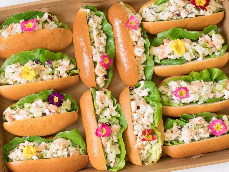 Prawn Roll Box — Salt Wind Catering
