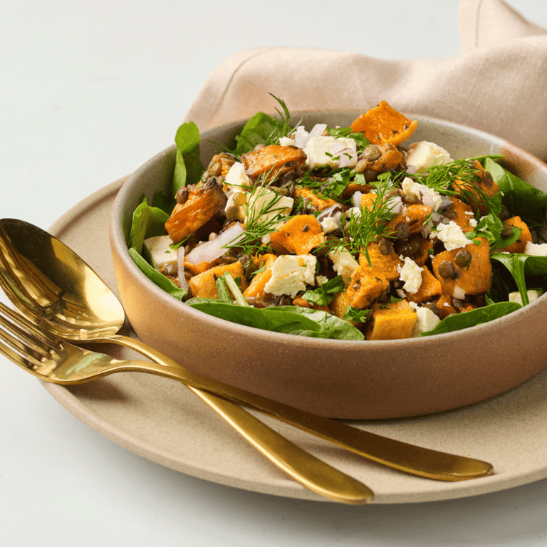 Pumpkin, Lentil & Feta Salad — Salt Wind Catering